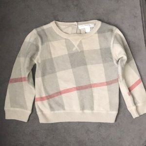Burberry sweater 18 months unisex